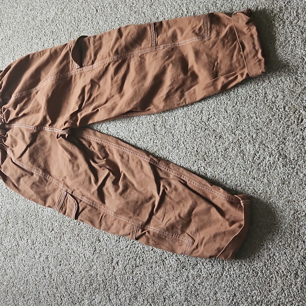 BDG Urban Outfitters Women Cargo Pants Relaxed Skate Jeans Cocoa Brown sz 30 - Picture 4 of 10